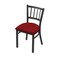Holland Bar Stool Co 610 Contessa 18" Chair with Pewter Finish and Graph Ruby Seat 61018PW016 - alternate 1